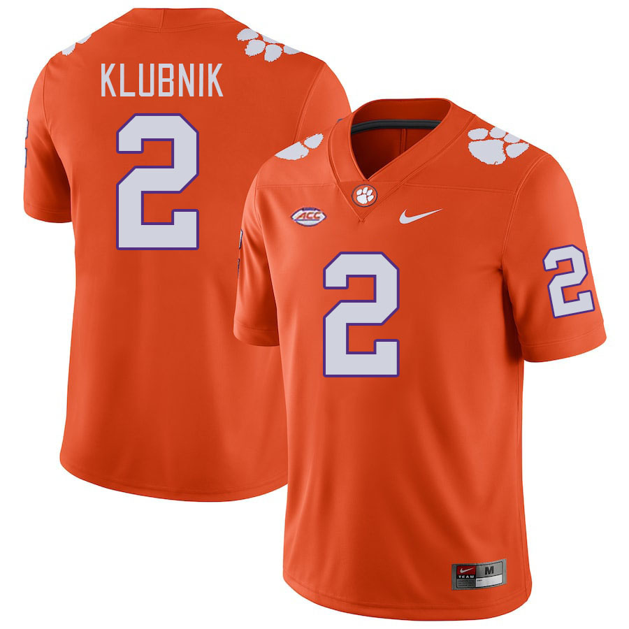 Clemson Tigers #2 Cade Klubnik College Football Jerseys Stitched Sale-Orange